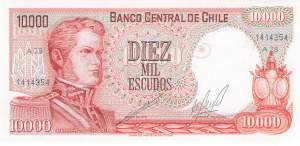 10000 Escudos Chile p148-1